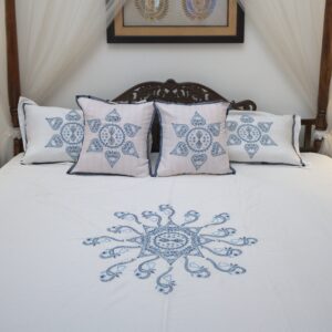 The Azure Whisper Bedspread
