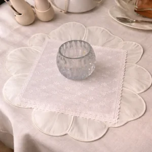 Moonlight Chikankari Table Napkin