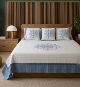 The Azure Whisper Bedspread