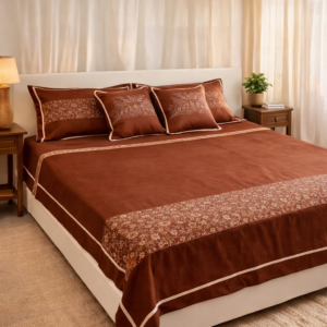 The Earthen Brown Bedspread