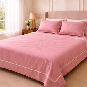 The Élan Pink Blush Bedspread
