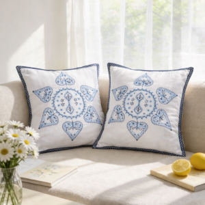 The Ivory Whisper Cushion Cover