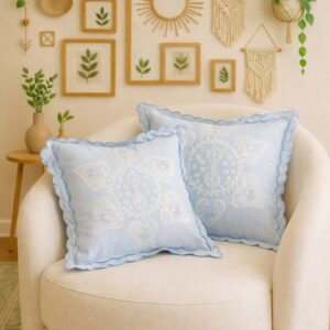The Neel Jaali Cushion Covers