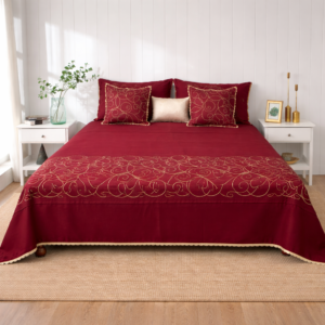 The Royal Maroon Bedspread