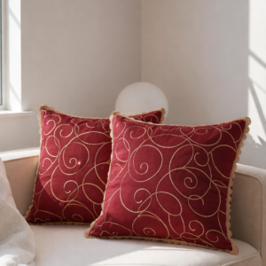 The Royal Maroon Cushion Covers