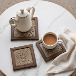 Lunar Weave Table Coasters