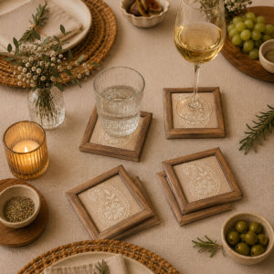 The Vintage Vine Line Coasters