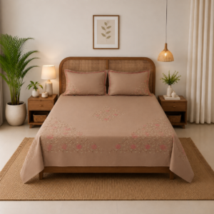 Blush Petal Tapestry Bedspread