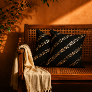 Midnight vine Cushion Set