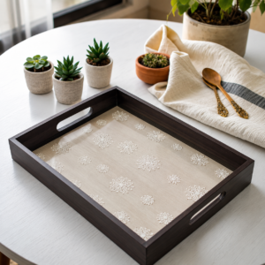 Snowflake Buti Tray