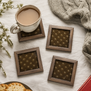 Stitched Topiary Coasters