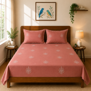 Apricot Blossom Bedspread