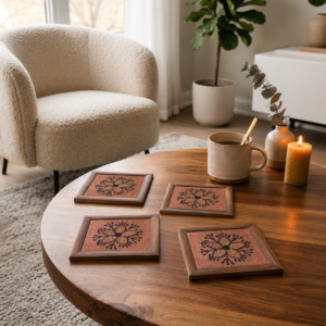 The Wildflower Weave Coasters